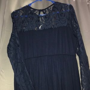 Pink blush brand maternity dress